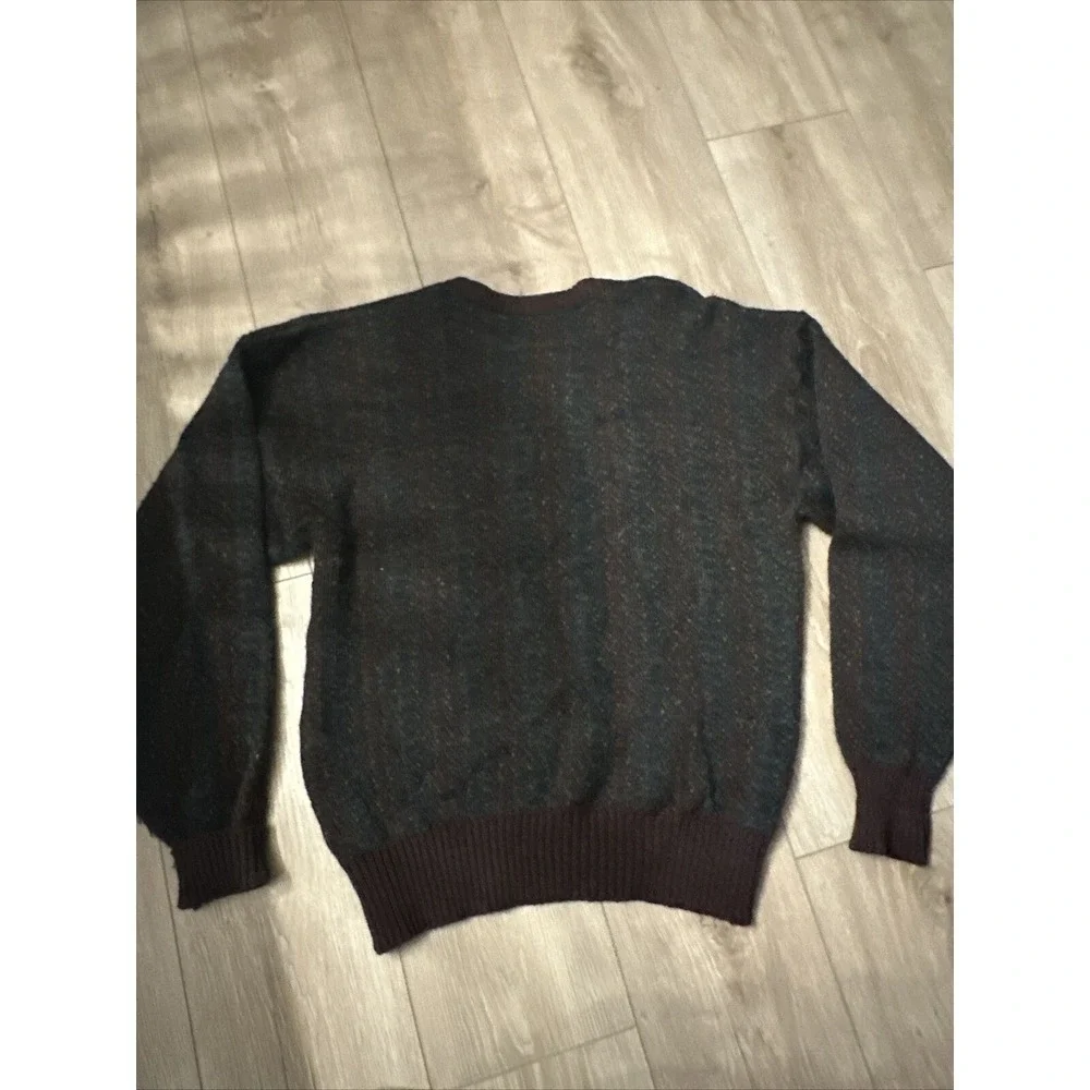 Vintage Knightsbridge‎ Sweater Mens Size Large Grandpa Cosby Crewneck 30% Wool